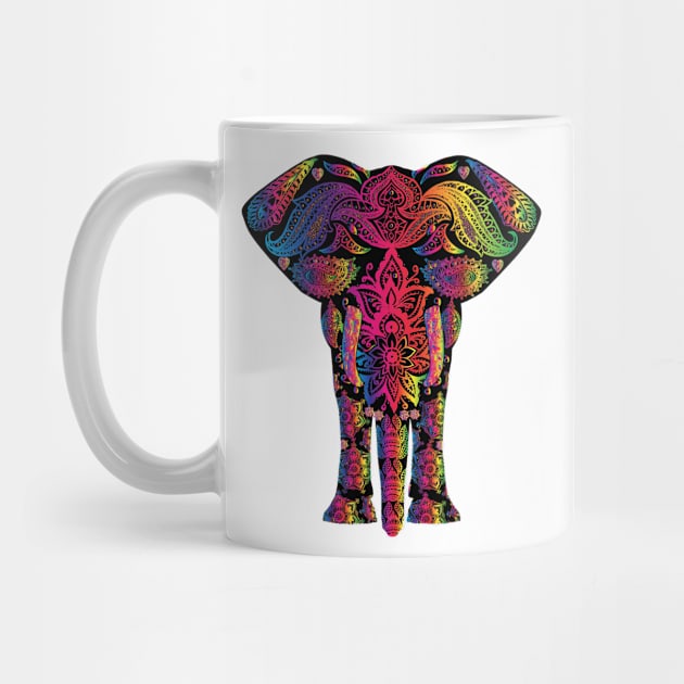 Elephant Colorful Body by Mako Design 